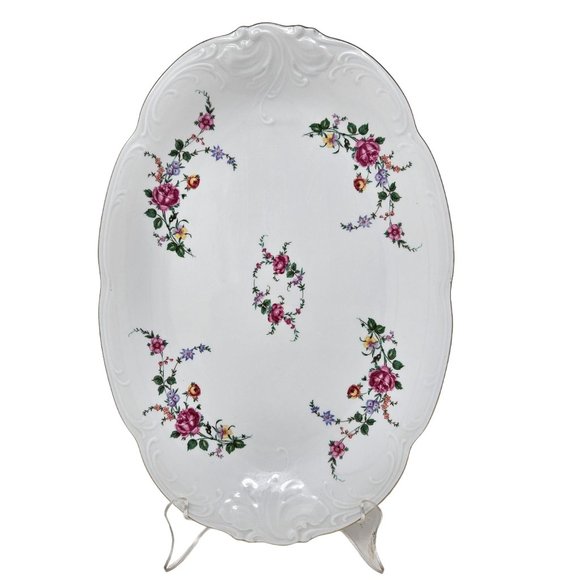 Vintage Wawel Vienna Royal Collection Oval Serving Platter China Plate Poland - Picture 2 of 7